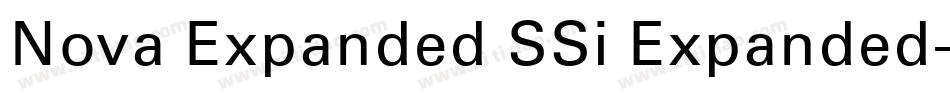 Nova Expanded SSi Expanded字体转换